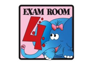 Clinton Accessories: Pediatric Exam Room Signs