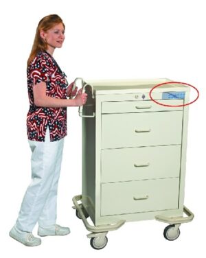 MPD 4 Drawer Anesthesia Cart w/ Electronic Lock, Venture Medical Requip.