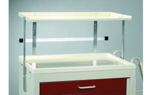 MPD Cart Accessory: Mini/Tower Shelf Unit TBS-1, Venture Medical Requip.