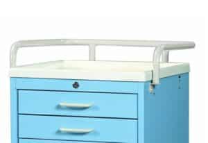 MPD TMR-1, MPD Mini Cart Tubular Railing Cart Accessory, Venture Medical Requip.