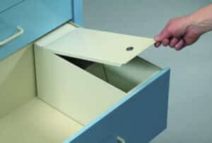 MPD Cart Accessory: Security Box w/Key Lock TSB-5, Venture Medical Requip.