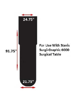 SchureMed Steris Surgi-Graphic 6000 Surgical Table Pads, Venture Medical Requip.