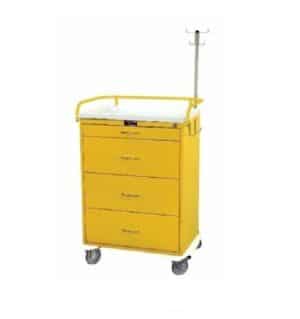 Harloff Classic 4 Drawer Isolation Cart w/Key Lock & Specialty Pkg | 6521