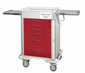 MPD Select 6 Drawer Emergency Cart: SBT-627A, Venture Medical Requip.