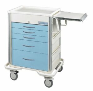 MPD 5 Drawer Cart w/Electronic Lock: SET-524A. Venture Medical Requip.