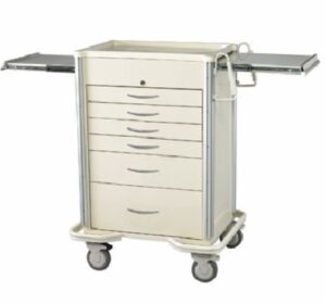 MPD Select 6 Drawer AL Mobile Anesthesia Workstation, Venture Medical Requip.