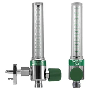 AMVEX Oxygen Flowmeter with Chemetron Adapter: FM-15UO-CH, Venture Medical Requip.