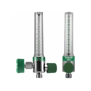 AMVEX Oxygen Flowmeter with DISS Hand Tight Adapter, Venture Medical Requip.