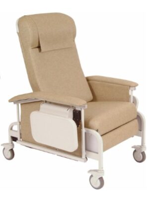 Winco Drop Arm Medical / Recovery / Dialysis Recliner w/Nylon Casters | 6550