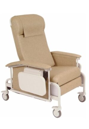 Winco Drop Arm Medical / Recovery / Dialysis Recliner w/Steel Casters | 6551