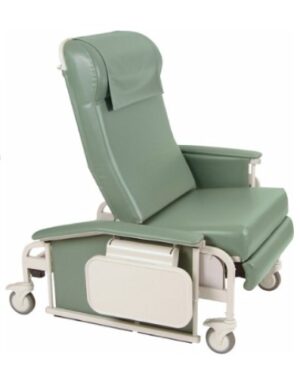Winco Drop Arm Medical / Recovery / Dialysis Care Cliner w/Nylon Casters | 6570XL