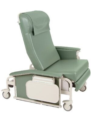 Winco Drop Arm Medical / Recovery / Dialysis Care Cliner w/Steel Casters | 6571XL