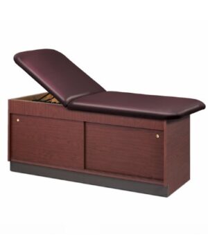 Clinton Cabinet Style, Treatment Table w/Sliding Doors