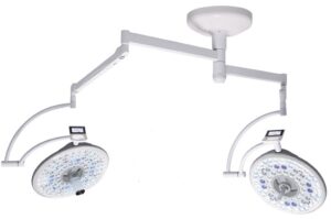 Luvis L400 Dual Ceiling Laminar Flow Surgical Lights, Venture Medical Requip.
