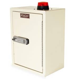 Harloff Medium Narcotics Cabinet with Alarm: NC16C12-SE1-AVD, Venture Medical Requip.
