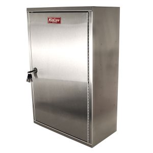 Harloff Tall Stainless Steel Narcotics Cabinet: NCSS24C16-DT2, Venture Medical Requip.